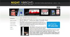 Desktop Screenshot of nightbrightvinyl.com